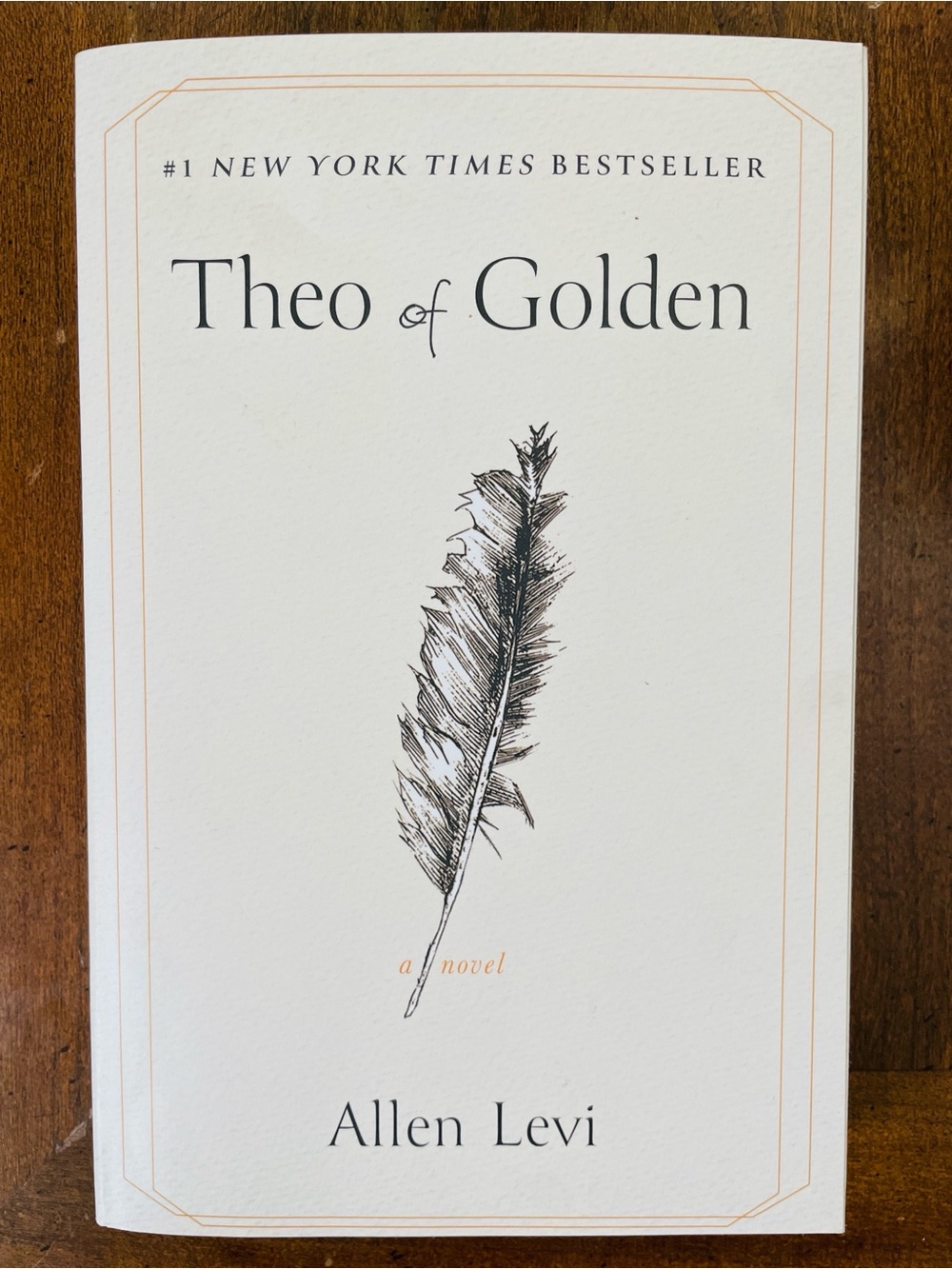 'Theo of Golden' Paperback Novel in Cream by Allen Levi